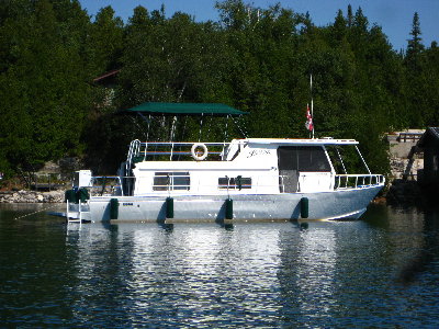 Anchored in Big Tub Harbour