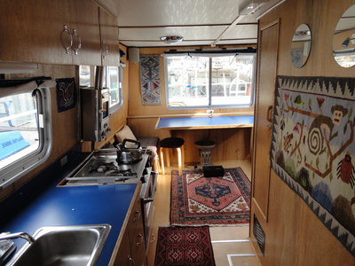Galley looking into dining area